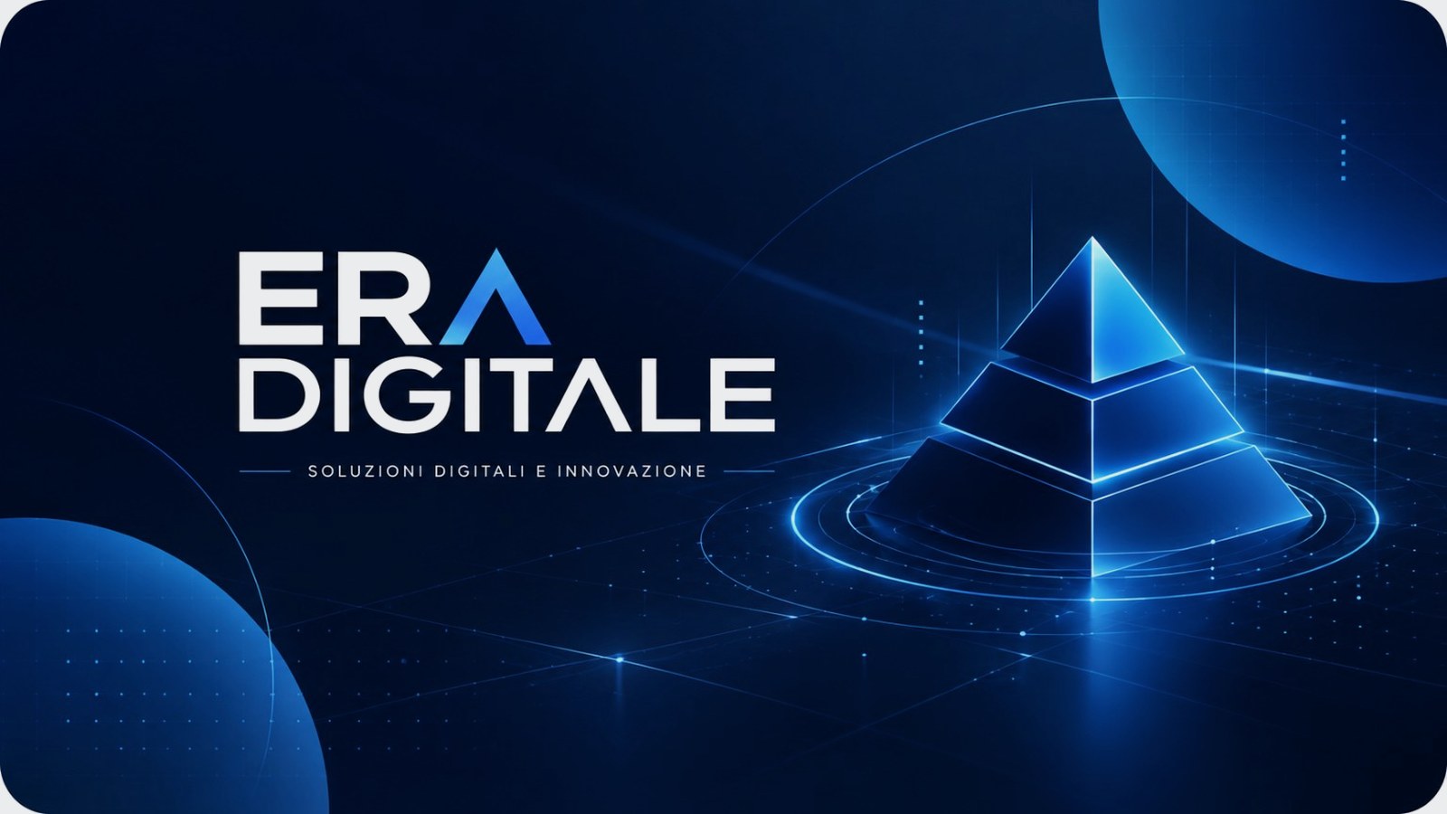 Copertina principale Era Digitale con identità visiva del brand.